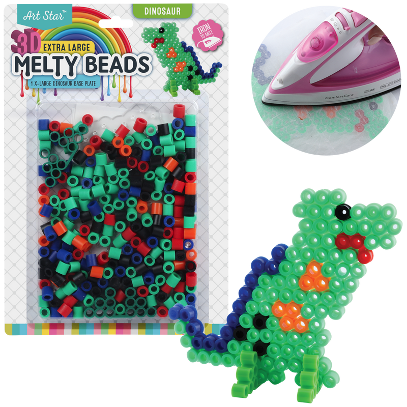 Dark Slate Gray Art Star Jumbo Melty Beads Dinosaur Kit Kids Craft Kits
