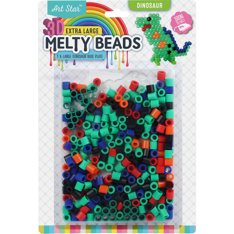 Dark Slate Gray Art Star Jumbo Melty Beads Dinosaur Kit Kids Craft Kits