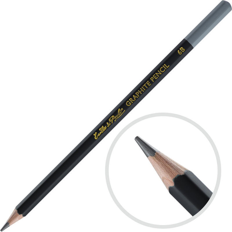 Dark Slate Gray Eraldo Di Paolo Graphite 6B Pencil Pencils