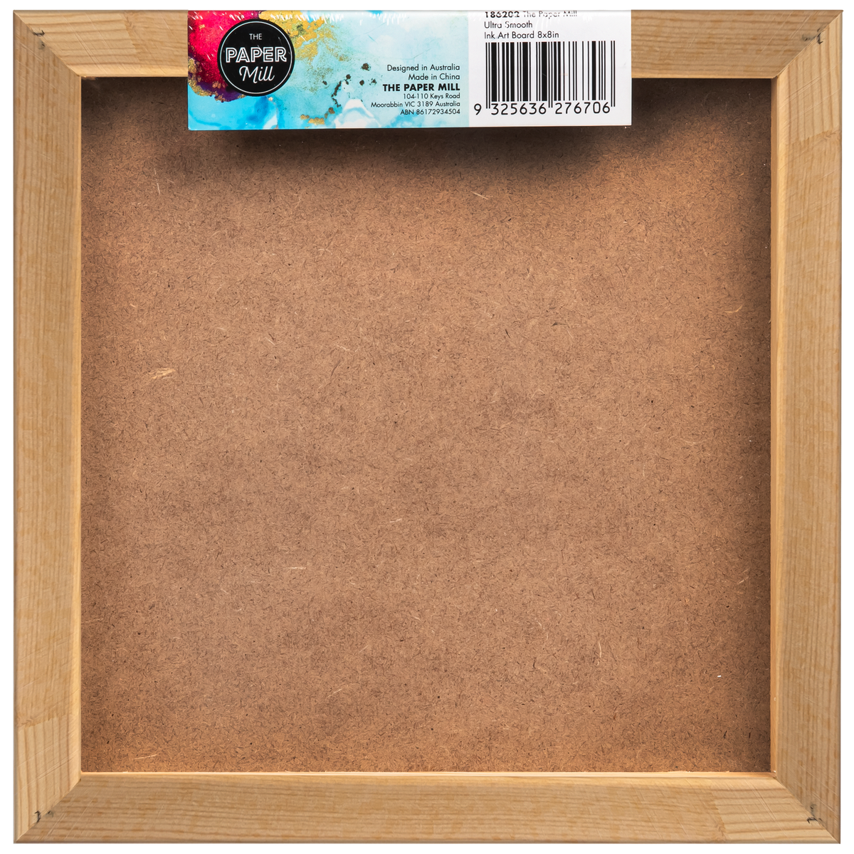 Rosy Brown The Paper Mill 19mm Thick Ultra Smooth Alcohol ink Board, 8x8 Inches Canvas and Painting Surfaces