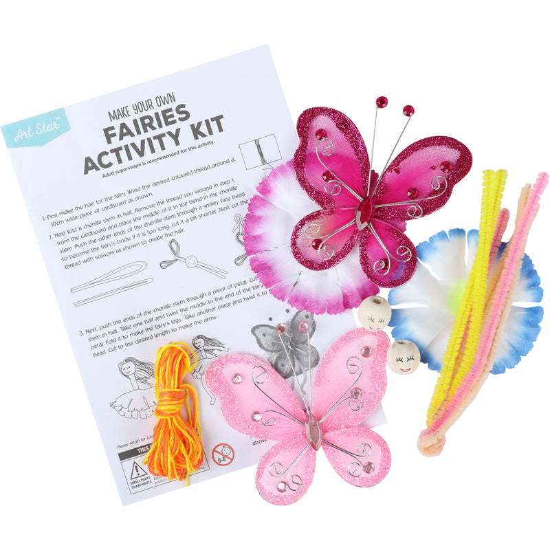 Lavender Art Star Make Your Own Fairies Kit Kids Craft Kits