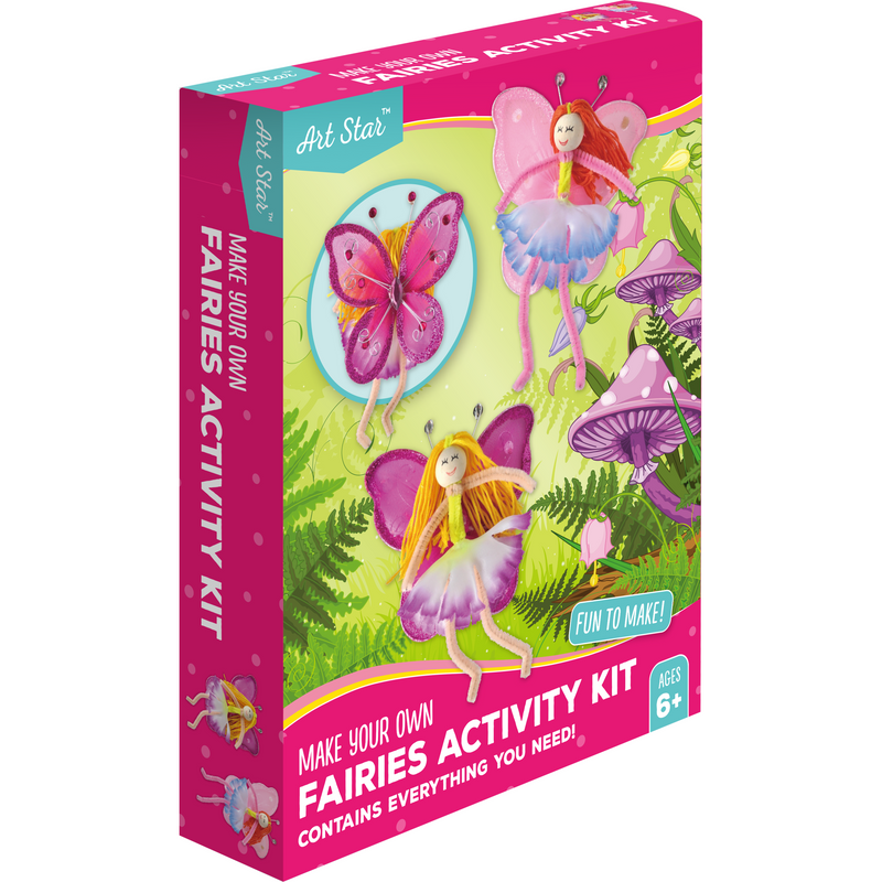 Maroon Art Star Make Your Own Fairies Kit Kids Craft Kits