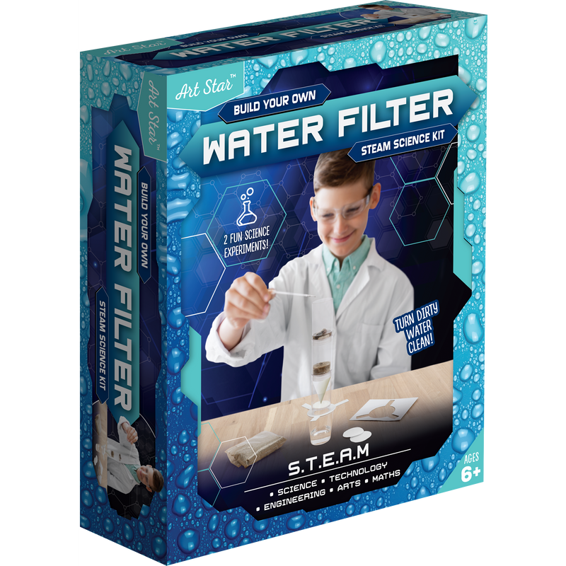 Dark Slate Gray Art Star Build Your Own Water Filter STEAM Science Kit Kids STEM & STEAM Kits