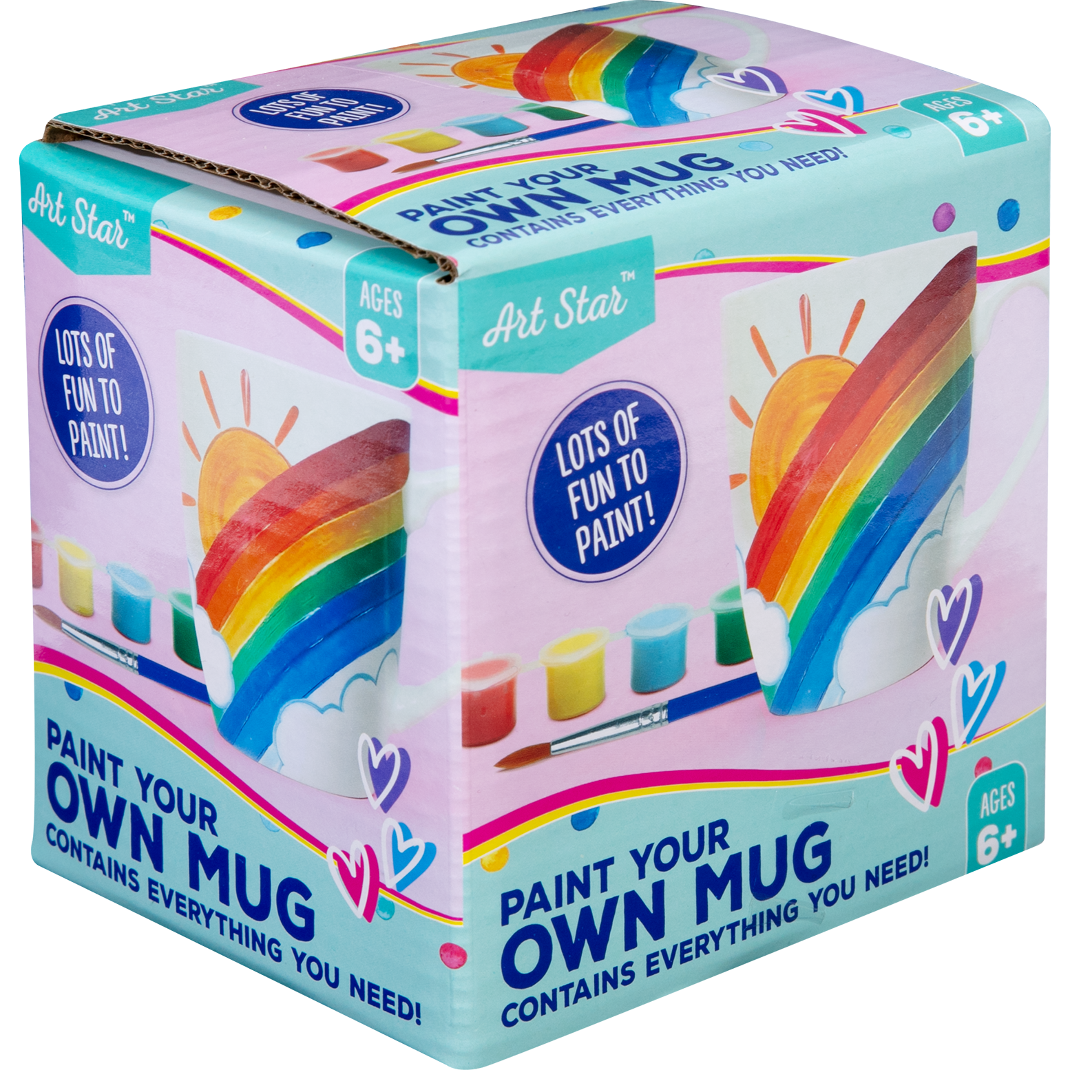 Thistle Art Star Paint Your Own Mug Kids Craft Kits