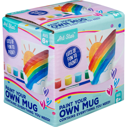 Thistle Art Star Paint Your Own Mug Kids Craft Kits