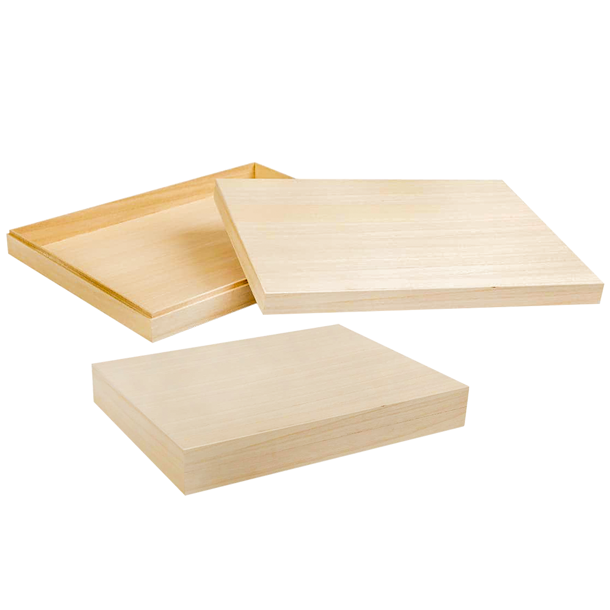 Wheat Urban Crafter Paulownia and Ply Rectangle Box 40 x 30 x 6cm Boxes
