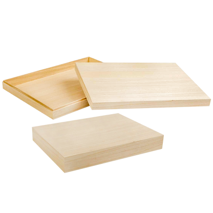 Wheat Urban Crafter Paulownia and Ply Rectangle Box 40 x 30 x 6cm Boxes