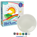Light Gray Art Star Paint Your Own Plate Kids Craft Kits