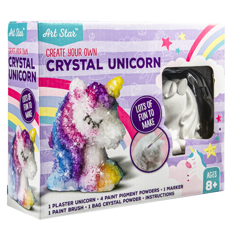 Light Gray Art Star Create Your Own Crystal Unicorn Kit Kids Craft Kits