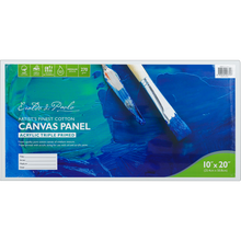 Dark Cyan Eraldo di Paolo 10 x 20 in Canvas Panel Canvas Panels
