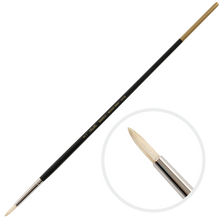 Dark Slate Gray Artist First Choice Brush Interlock Hog Hair Round Size 2 Natural Hair Brushes