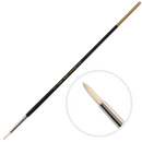 Dark Slate Gray Artist First Choice Brush Interlock Hog Hair Round Size 2 Natural Hair Brushes