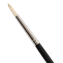 Dark Slate Gray Artist First Choice Brush Interlock Hog Hair Round Size 2 Natural Hair Brushes