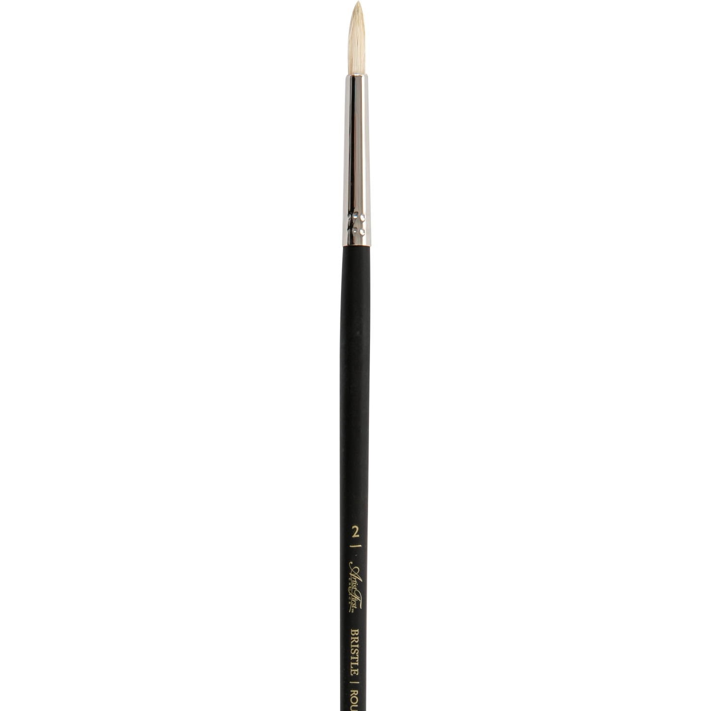 Dark Slate Gray Artist First Choice Brush Interlock Hog Hair Round Size 2 Natural Hair Brushes