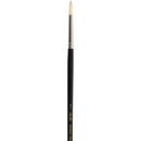Dark Slate Gray Artist First Choice Brush Interlock Hog Hair Round Size 2 Natural Hair Brushes