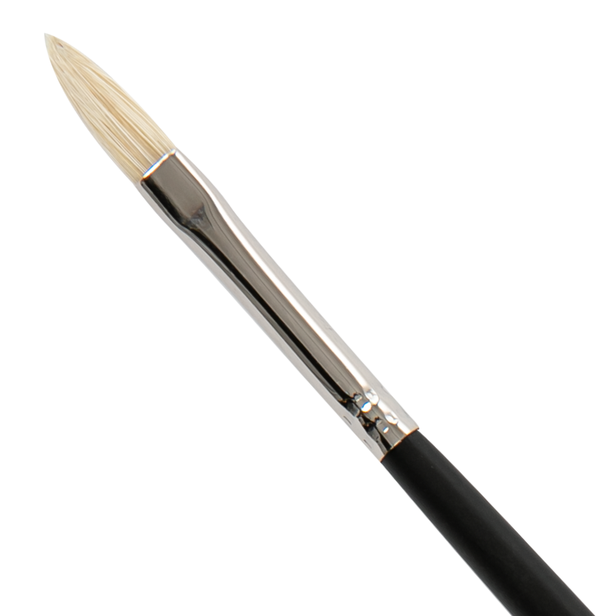 Dark Slate Gray Artist First Choice Brush Interlock Hog Hair Filbert Size 2 Natural Hair Brushes