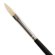 Dark Slate Gray Artist First Choice Brush Interlock Hog Hair Filbert Size 2 Natural Hair Brushes