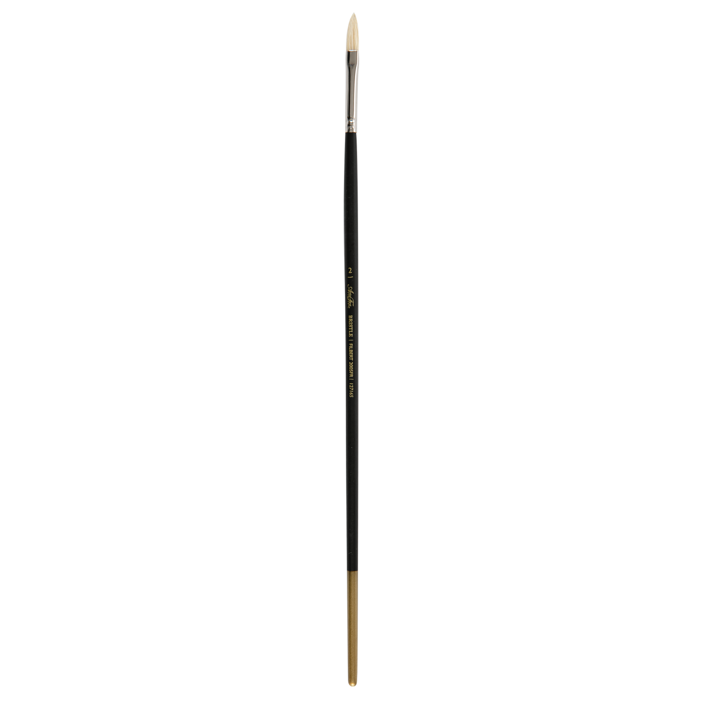 Dark Slate Gray Artist First Choice Brush Interlock Hog Hair Filbert Size 2 Natural Hair Brushes