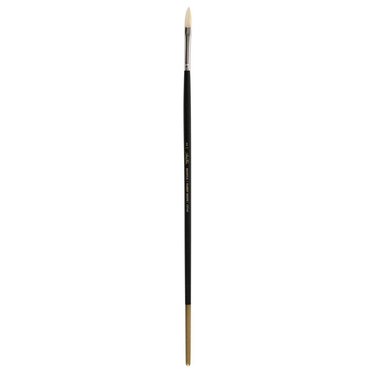 Dark Slate Gray Artist First Choice Brush Interlock Hog Hair Filbert Size 2 Natural Hair Brushes