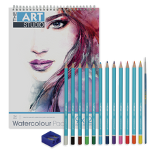Gray The Art Studio Beginners Series Watercolour Pencil & Brush Set Pencils
