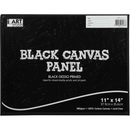 Black The Art Studio 11 x 14 inch Canvas Panel Black 27.94 x 35.56cm Canvas Panels