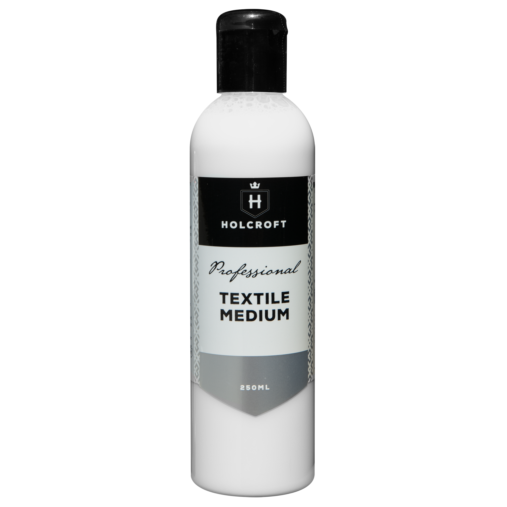 Black Holcroft Professional Textile Medium 250ml Mediums