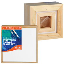 Wheat 4 x 4 inches Eraldo di Paolo Stretched Canvas with Wood Frame Gallery Wrapped Stretched Canvas With Wooden Frame