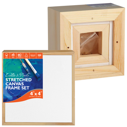 Wheat 4 x 4 inches Eraldo di Paolo Stretched Canvas with Wood Frame Gallery Wrapped Stretched Canvas With Wooden Frame