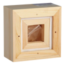 Tan 4 x 4 inches Eraldo di Paolo Stretched Canvas with Wood Frame Gallery Wrapped Stretched Canvas With Wooden Frame