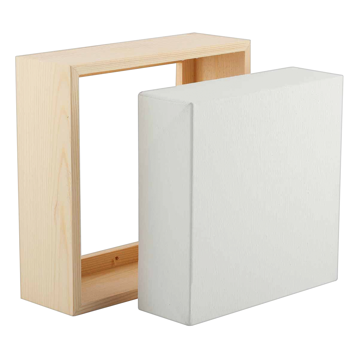 Light Gray 6 x 6 Inches Eraldo di PaoloStretched Canvas with Wood Frame Gallery Wrapped Stretched Canvas With Wooden Frame