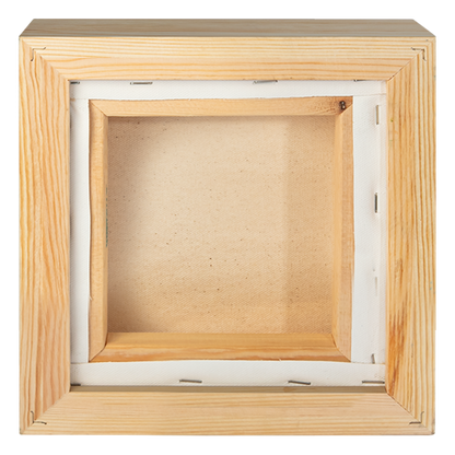 Tan 6 x 6 Inches Eraldo di PaoloStretched Canvas with Wood Frame Gallery Wrapped Stretched Canvas With Wooden Frame