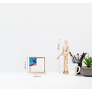 White Smoke 6 x 6 Inches Eraldo di PaoloStretched Canvas with Wood Frame Gallery Wrapped Stretched Canvas With Wooden Frame