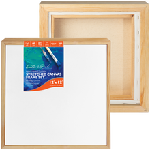 Bisque 12 x 12 Inches Eraldo di Paolo Stretched Canvas with Wood Frame Gallery Wrapped Stretched Canvas With Wooden Frame