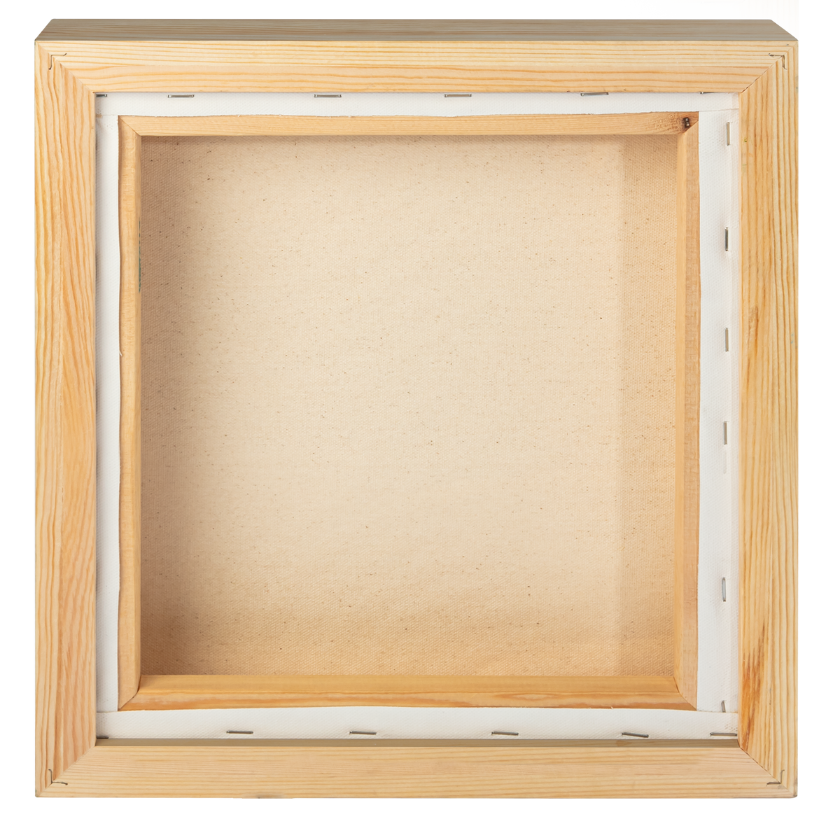 Tan 12 x 12 Inches Eraldo di Paolo Stretched Canvas with Wood Frame Gallery Wrapped Stretched Canvas With Wooden Frame