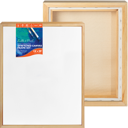 Antique White 16 x 20 Inches Eraldo di Paolo Stretched Canvas with Wood Frame Gallery Wrapped Stretched Canvas With Wooden Frame