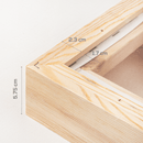 Antique White 16 x 20 Inches Eraldo di Paolo Stretched Canvas with Wood Frame Gallery Wrapped Stretched Canvas With Wooden Frame