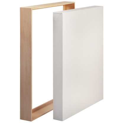 Light Gray 16 x 20 Inches Eraldo di Paolo Stretched Canvas with Wood Frame Gallery Wrapped Stretched Canvas With Wooden Frame