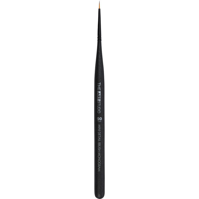 Dark Slate Gray The Art Studio Mini Detail Brush Monogram 20 Brushes