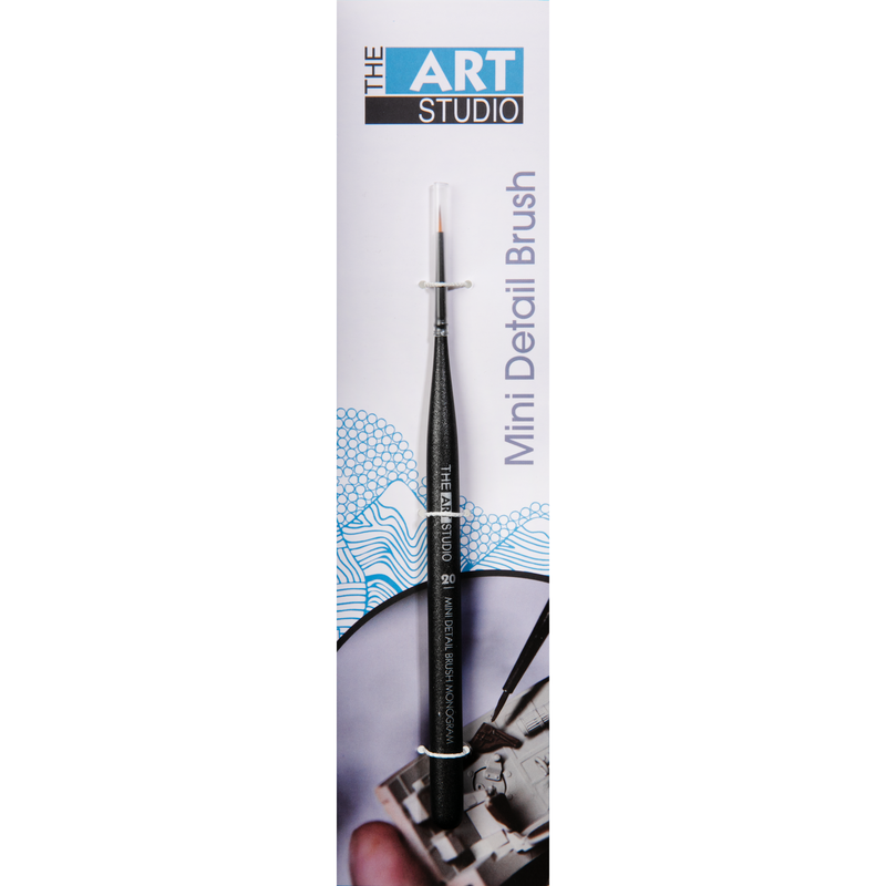 Light Gray The Art Studio Mini Detail Brush Monogram 20 Brushes