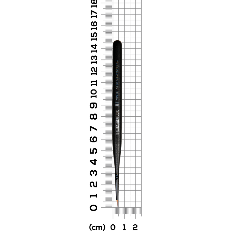 Light Slate Gray The Art Studio Mini Detail Brush Monogram 30 Brushes