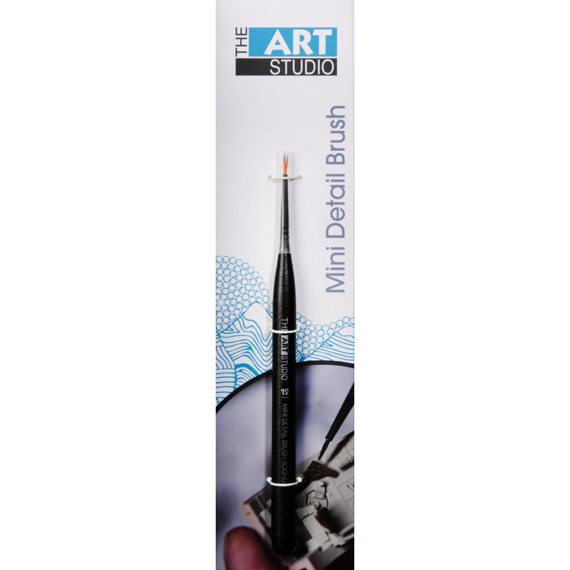 Dark Slate Gray The Art Studio Mini Detail Brush Round 12 Brushes
