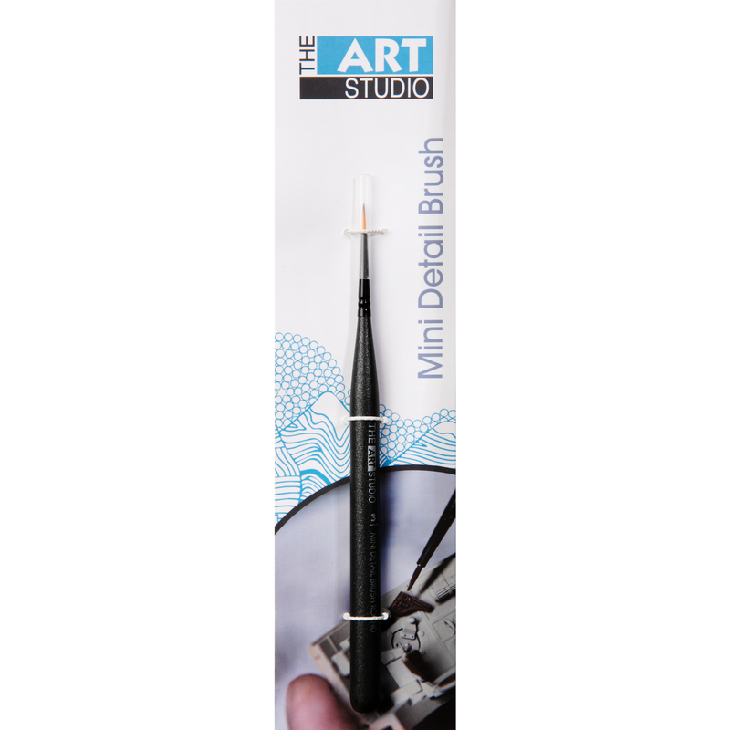 Dark Slate Gray The Art Studio Mini Detail Brush Round 3 Brushes