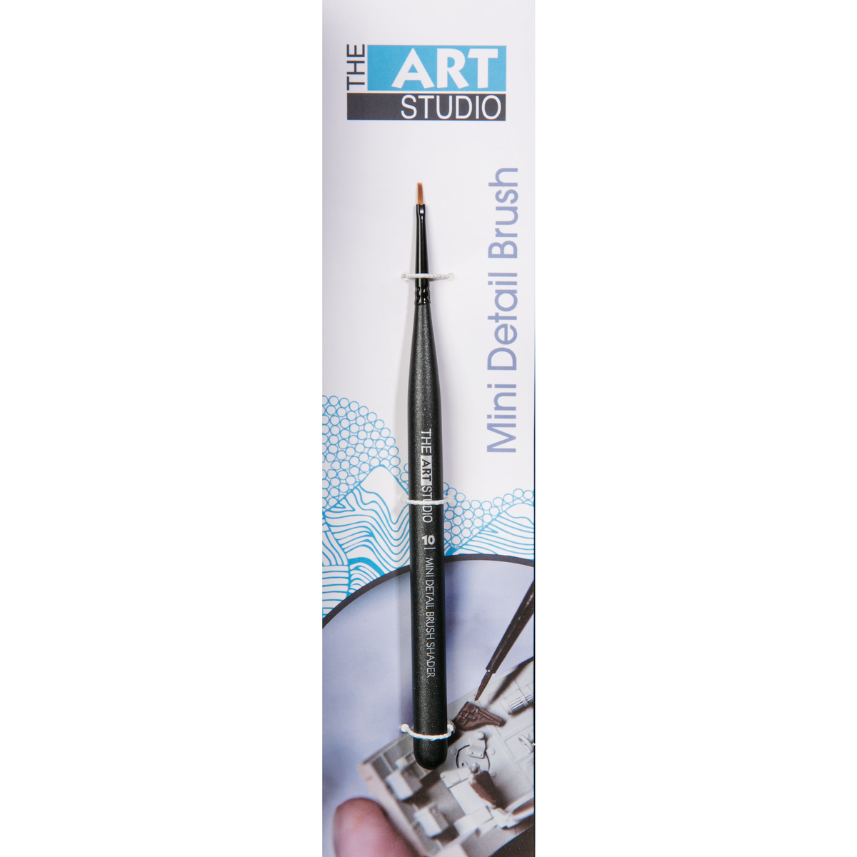 Light Gray The Art Studio Mini Detail Brush Shader 10 Brushes