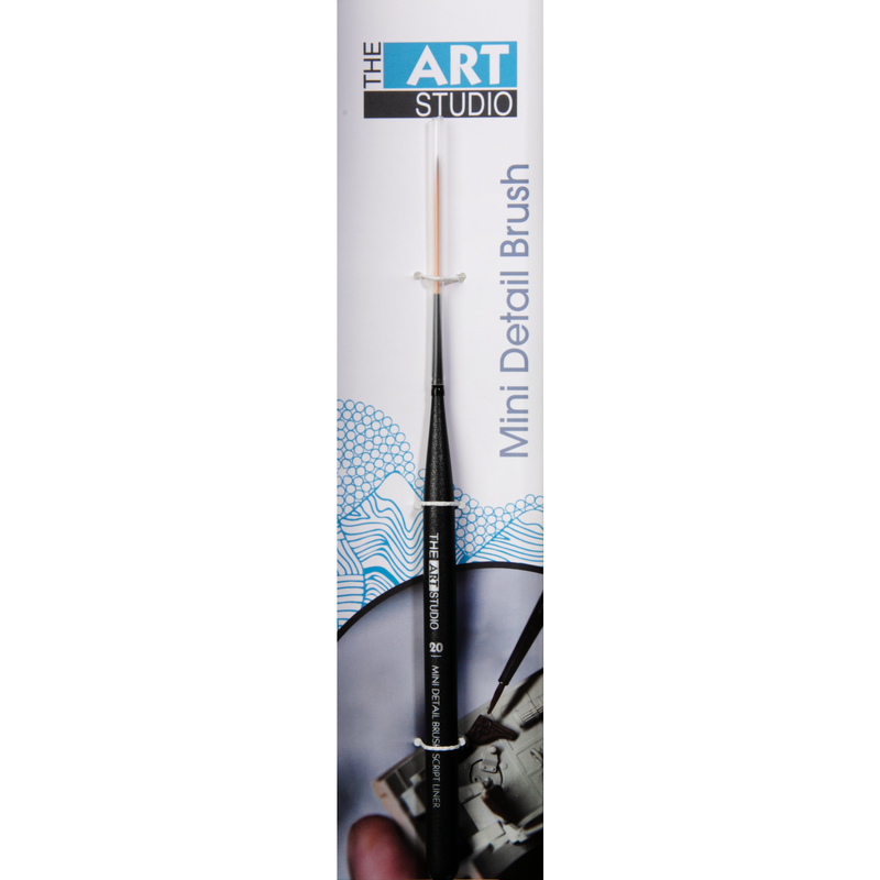 Dark Slate Gray The Art Studio Mini Detail Brush Script Liner 20 Brushes