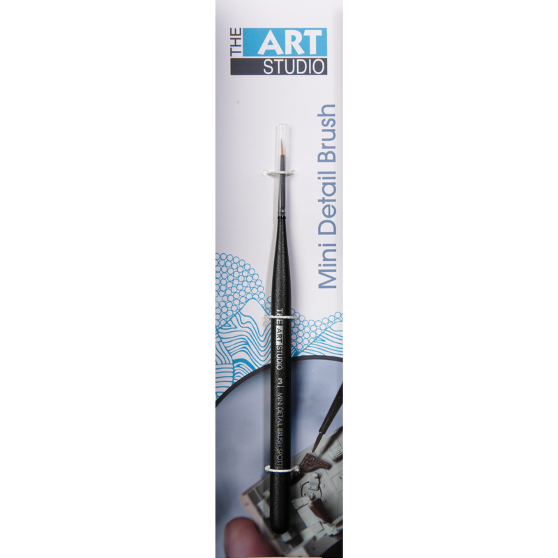 Light Gray The Art Studio Mini Detail Brush Spotter 3 Brushes