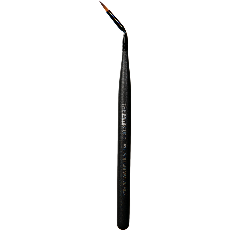 Black The Art Studio Mini Tight Spot Detailer Brush 5 Brushes