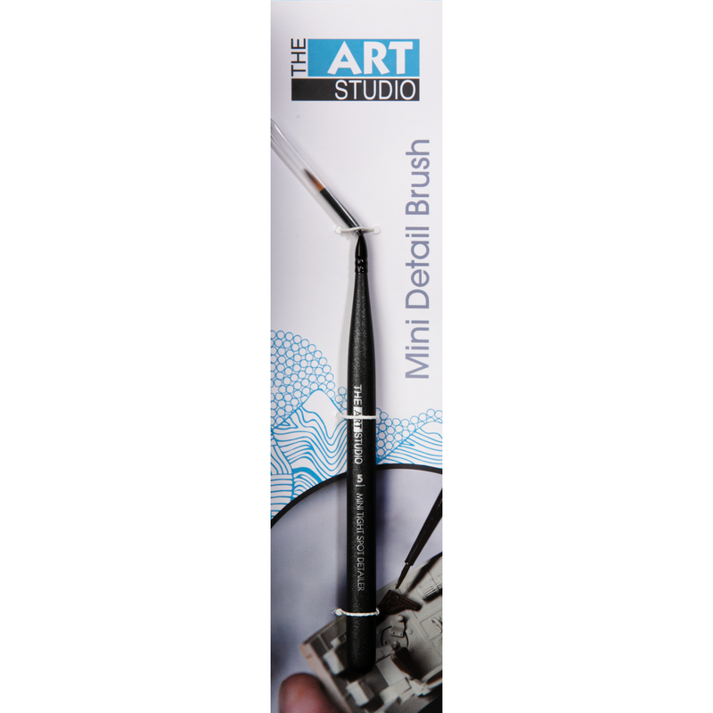 Light Gray The Art Studio Mini Tight Spot Detailer Brush 5 Brushes