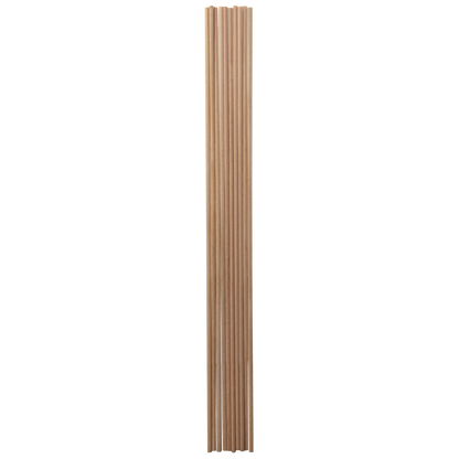 Rosy Brown Art Star Round 3mm Wooden Dowel 30 x 0.3cm 10 Pieces Kids Craft Basics