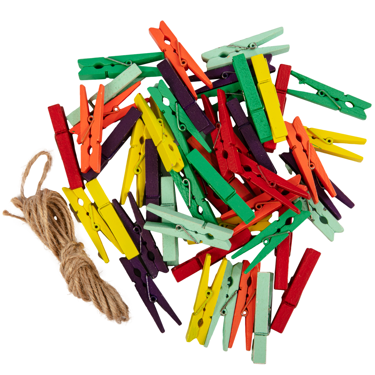 Dark Slate Gray Art Star Coloured Craft Pegs 4.8 x 0.7cm 48 Pack Kids Craft Basics