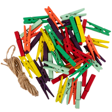 Dark Slate Gray Art Star Coloured Craft Pegs 4.8 x 0.7cm 48 Pack Kids Craft Basics